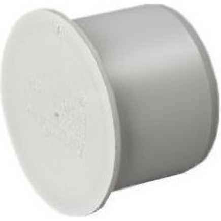 Otsakork 32mm torumuhvile PP-HT valge